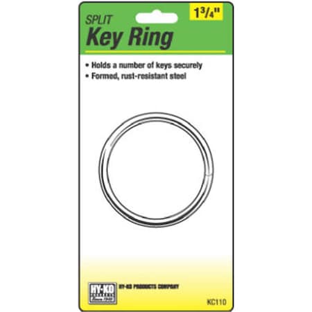 Hy-Ko Hy-Ko Products KC110 1.75 in. Split Key Ring, 5PK HY575773